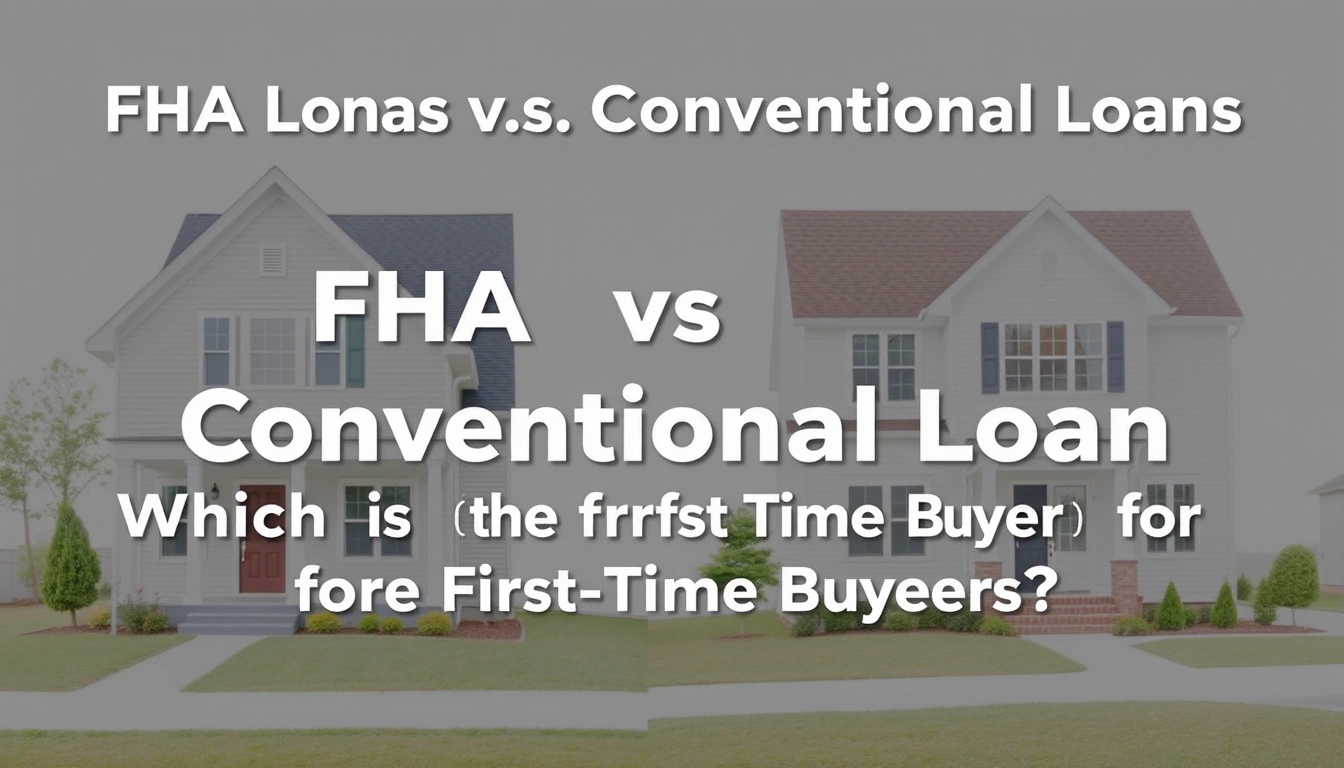 FHA Loan vs Conventional Loan: Which Is Better for First-Time Buyers? FHA Loan vs Conventional Loan: Which Is Better for First-Time Buyers?