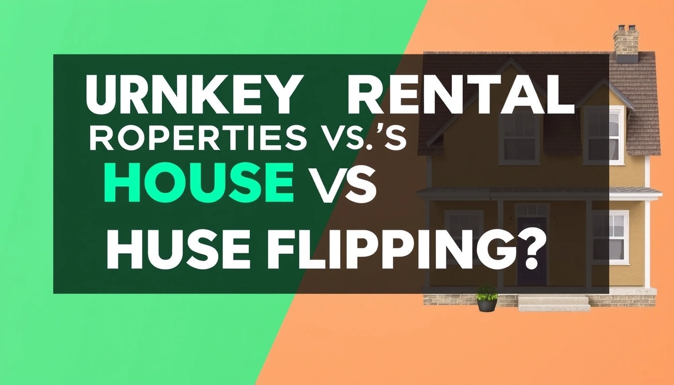 Turnkey Rental Properties vs House Flipping: Which Strategy Fits You? Turnkey Rental Properties vs House Flipping: Which Strategy Fits You?