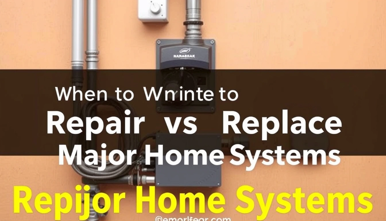 When to Repair vs Replace Major Home Systems When to Repair vs Replace Major Home Systems
